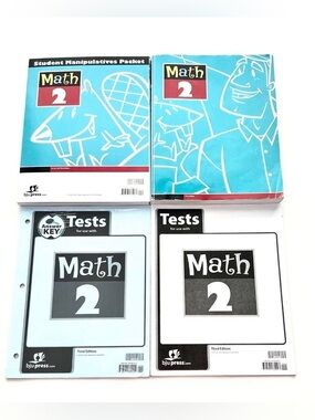BJU PRESS HOMESCHOOL MATH 2 Third Edition USED